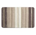 Vivi Idee Badematte Rutschfest Polyester Braun Streifen Bild 3