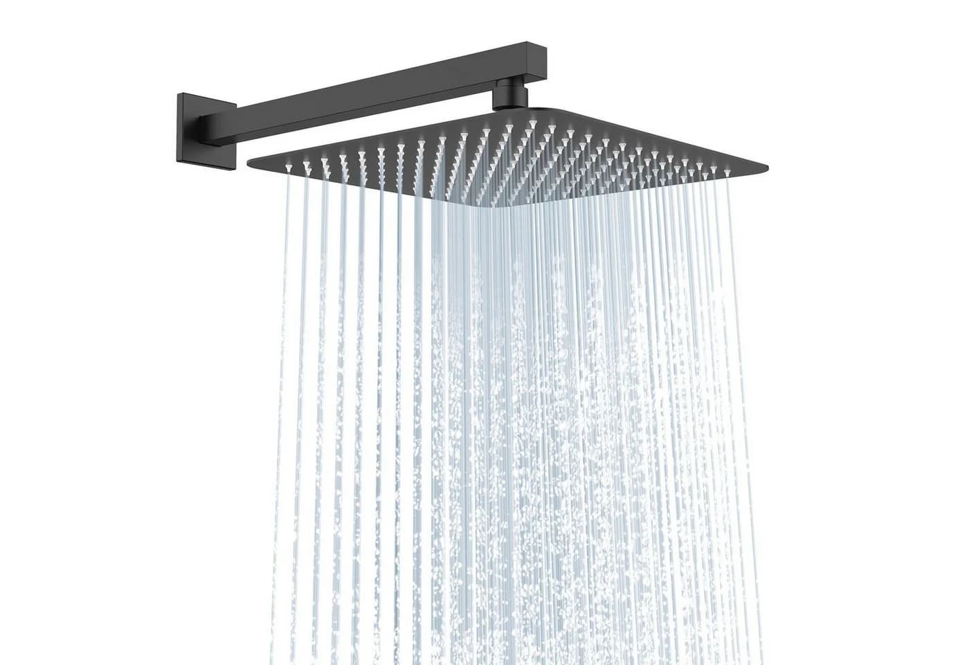 Rainsworth Regenduschkopf Schwarz 304 Edelstahl 40x40cm - Bild 2