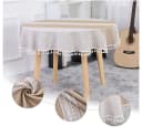 FELIXLEO Runde Tischdecke 140 cm Baumwolle Modern Bild 3