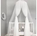 FELIXLEO Betthimmel Baldachin Weiß Schloss-Design Kinderzimmer Bild 2