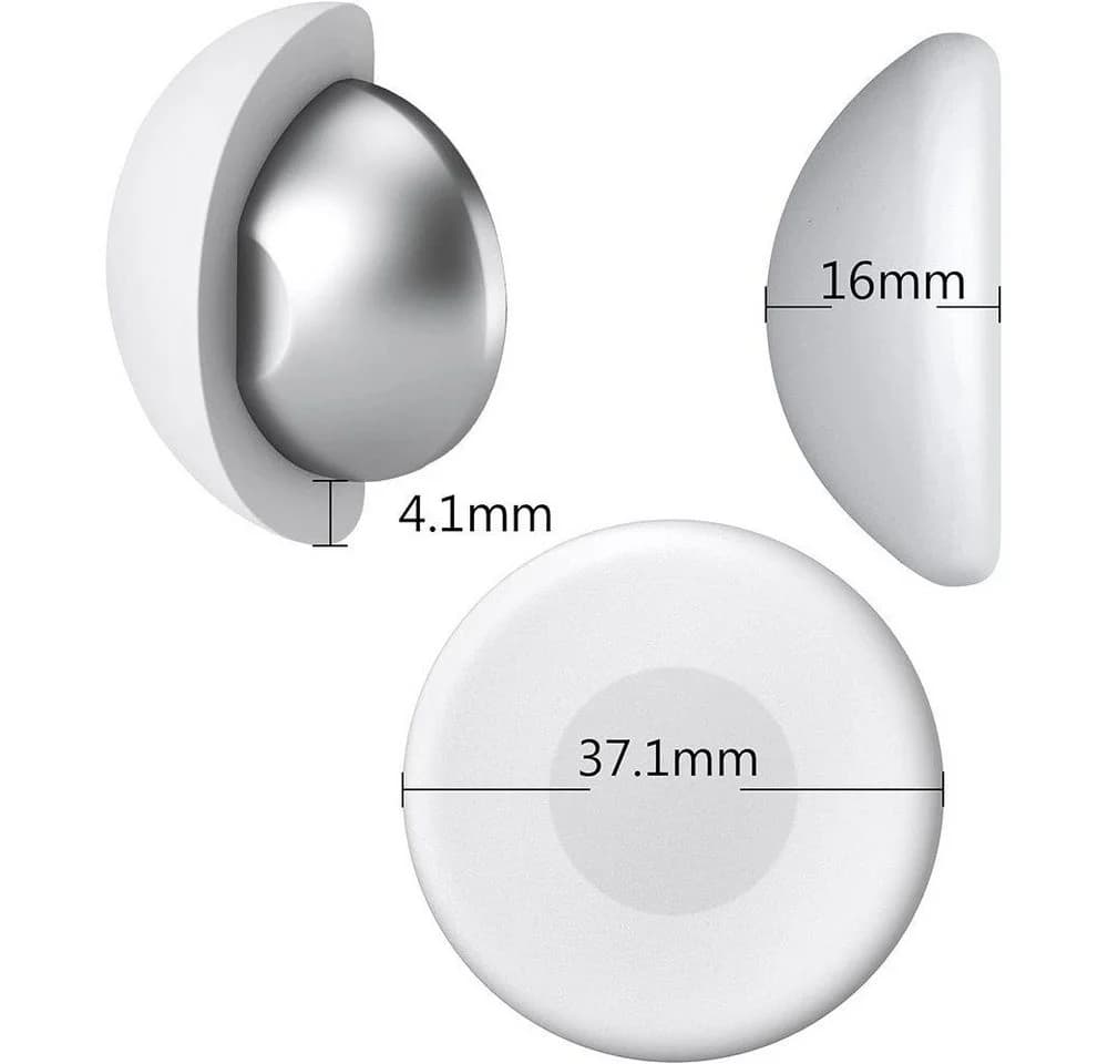 FELIXLEO Duschvorhang-Gewichte 5-tlg. Silikonbeschichtete Starke Magnete - Bild 4