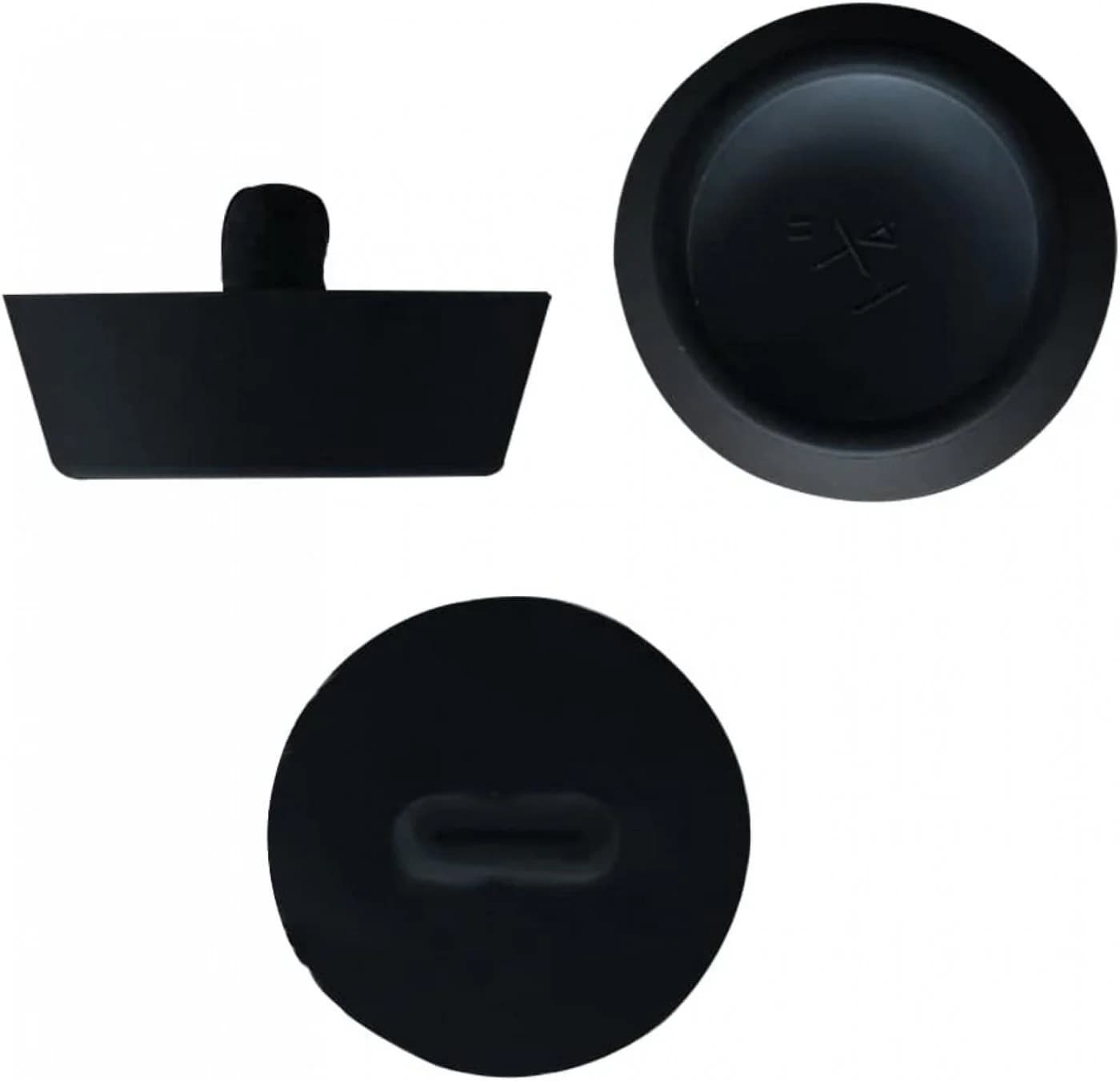 FELIXLEO Abflussstopfen Schwarz Gummi 2er-Pack - Bild 3