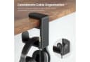 FELIXLEO Kopfhörerständer Gaming Headset Halter Schwarz 360-Grad-Schwenk Bild 1