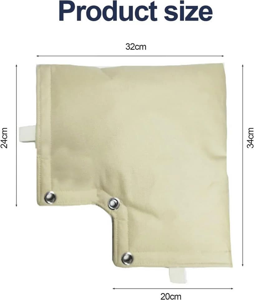 FELIXLEO Winterschutzhaube Wasserhahn-Abdeckung 17.8 cm