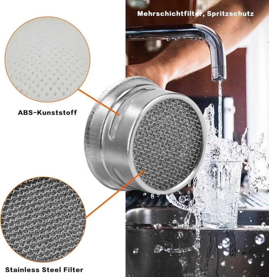 FELIXLEO Strahlregler Wasserhahn Perlatoren Luftsprudler 9-tlg.