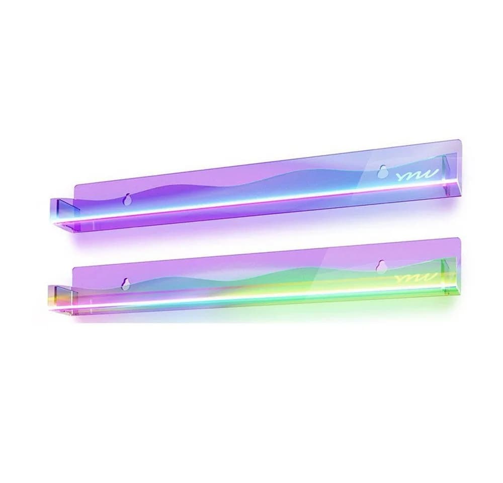 FELIXLEO Wandregal Acryl Regenbogenfarben 15 Zoll - Bild 2