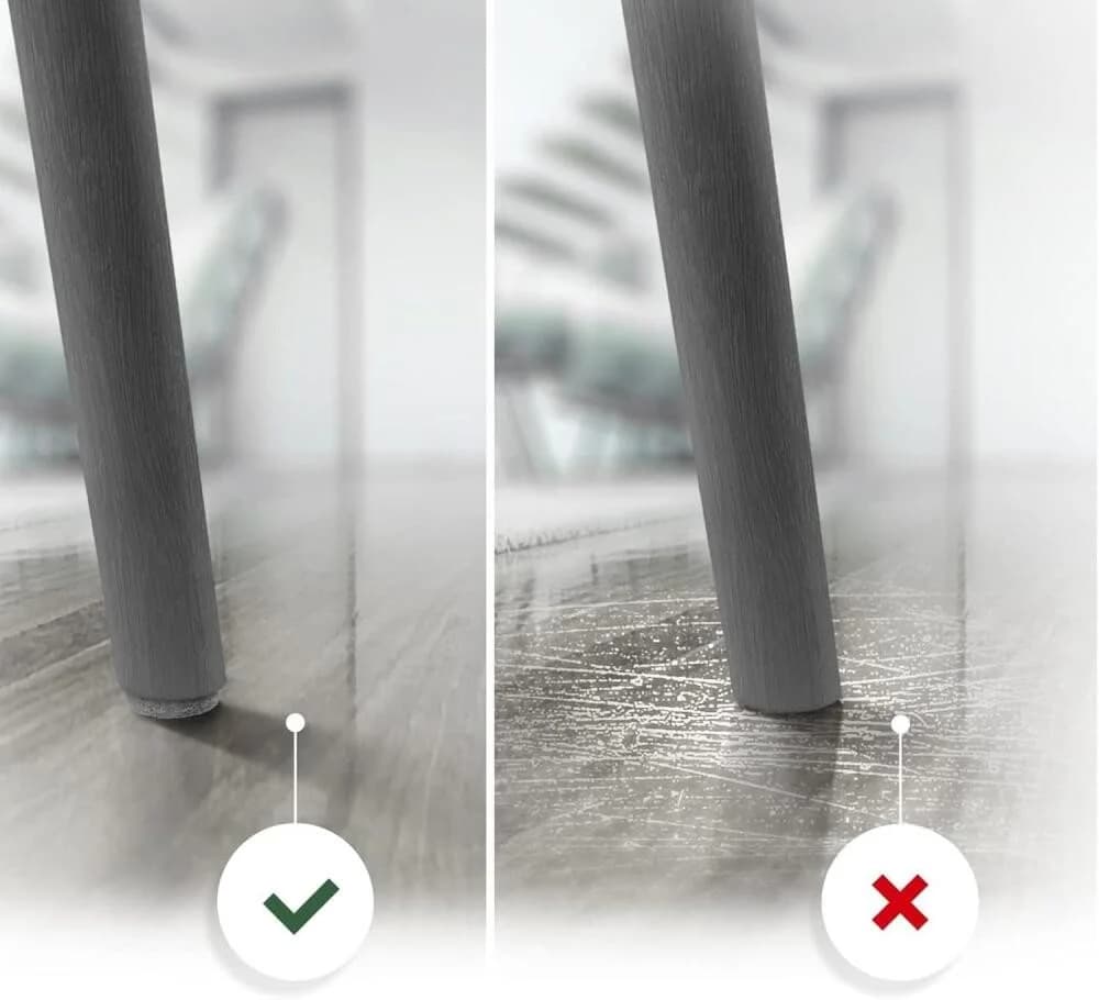 FELIXLEO Selbstklebende Filzgleiter Grau 50mm 60er Pack - Bild 3