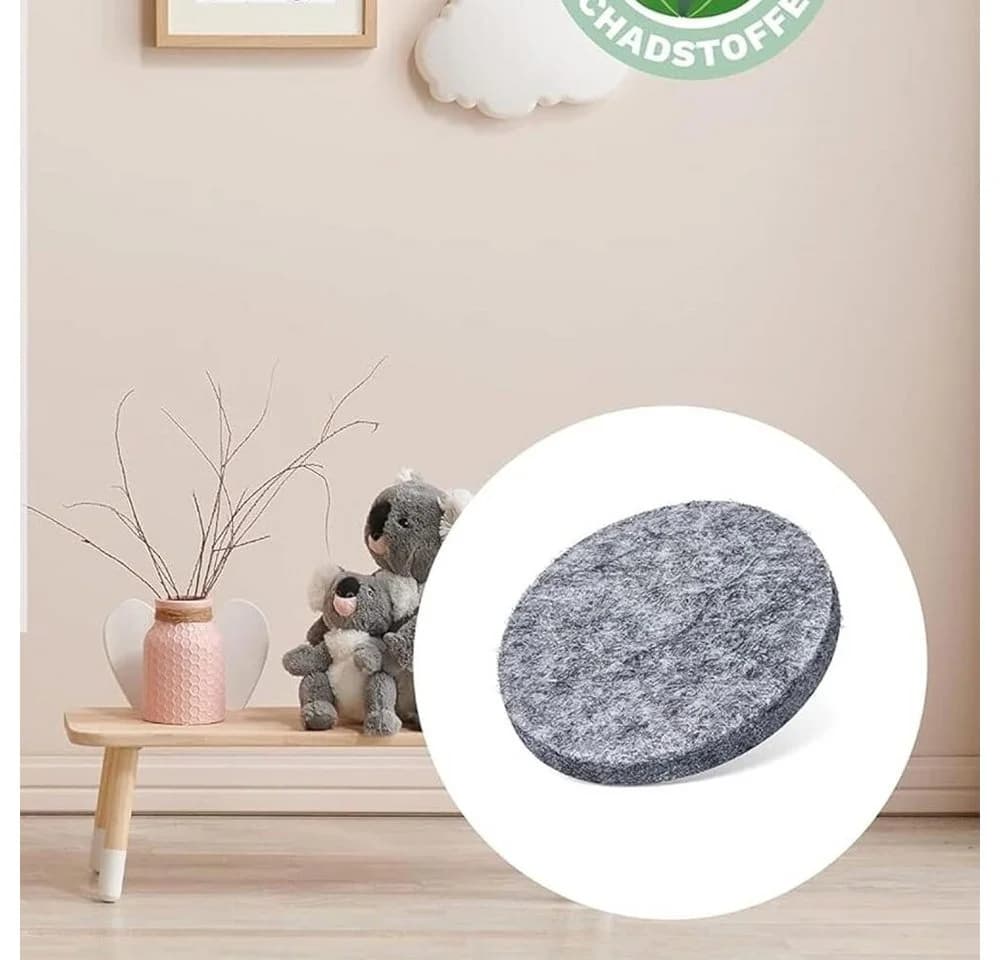 FELIXLEO Selbstklebende Filzgleiter Grau 50mm 60er Pack - Bild 5