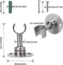 FELIXLEO Duschsäule Brausehalter Edelstahl 304 Bild 1