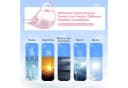 FELIXLEO Storm Glass Wetterstation Barometer Desktop Büro Pink Dekoration Bild 1