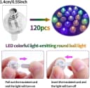 FELIXLEO LED-Leuchtmittel 120 Stück Mini Ballonlichter Bunt Bild 4