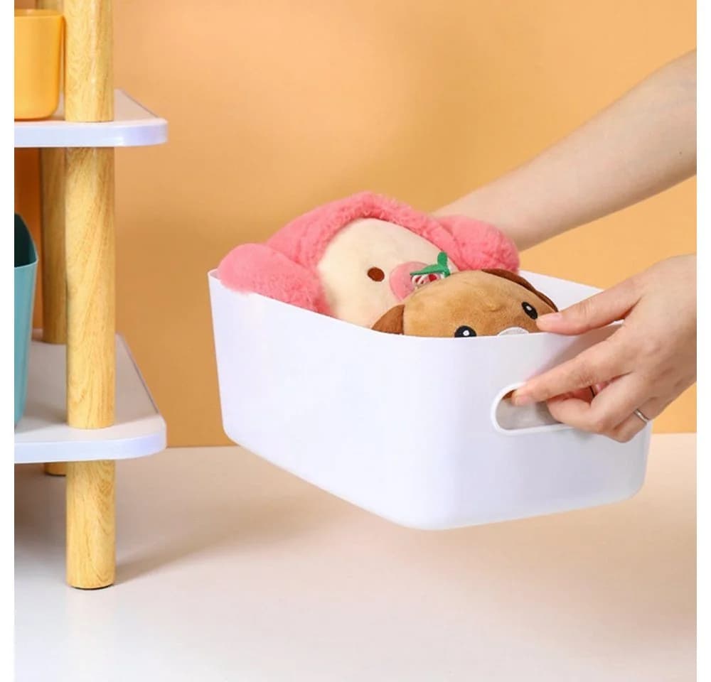 FELIXLEO Aufbewahrungsbox Kunststoffbox Weiß 12 St - Bild 4