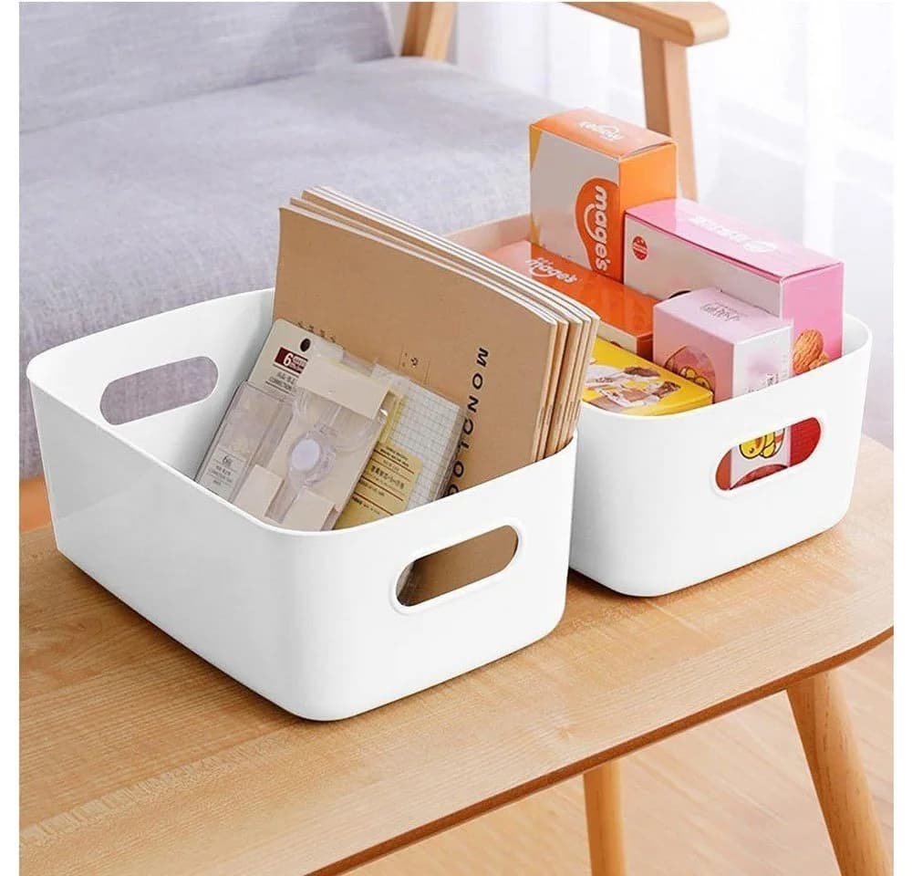 FELIXLEO Aufbewahrungsbox Kunststoffbox Weiß 12 St - Bild 5