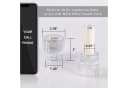FELIXLEO Teelichthalter 12er Pack Klare Glas Kerzenhalter Hochzeit Tischdeko Bild 1