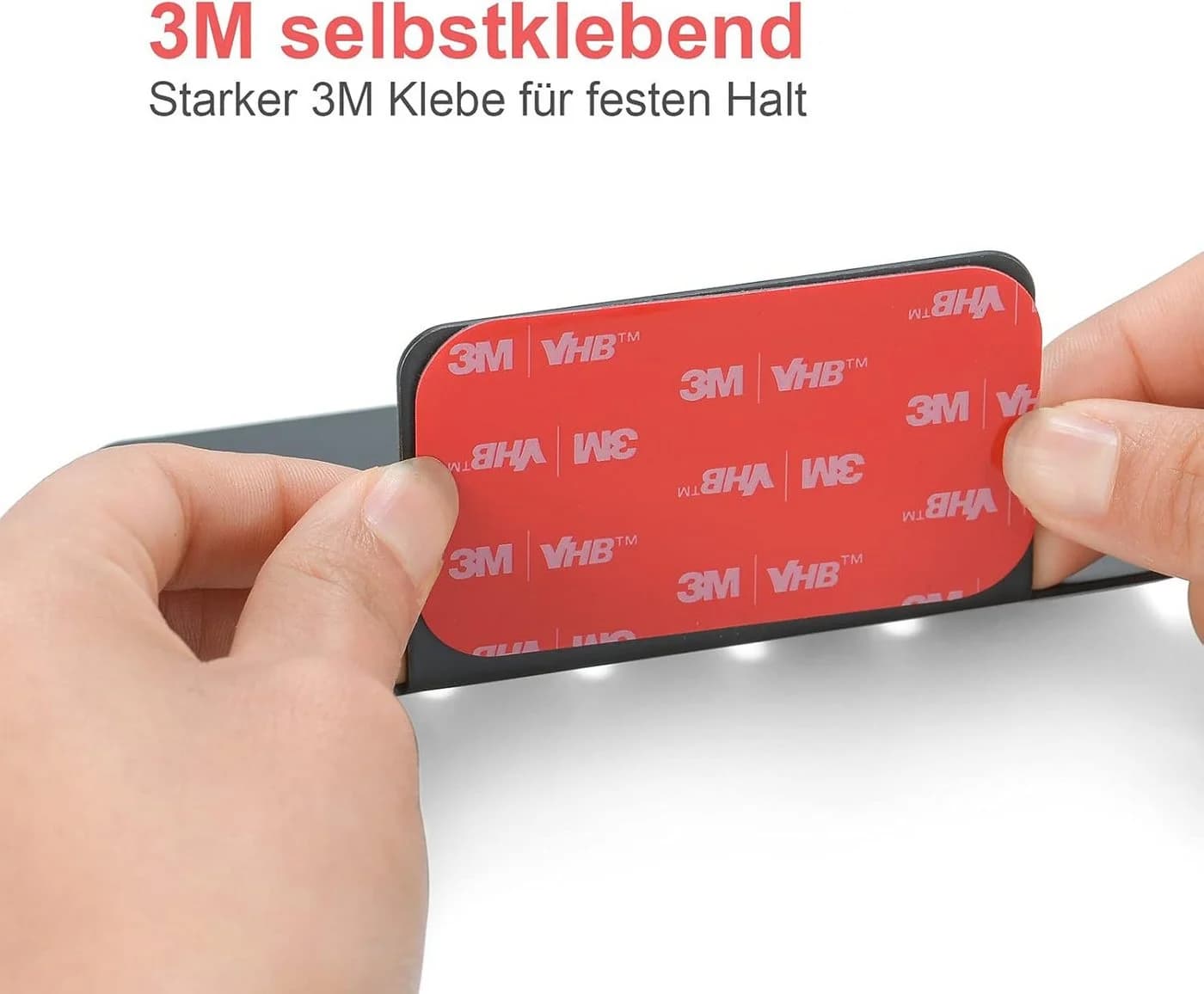 FELIXLEO Seifenschale Edelstahl Schwarz Selbstklebend Ohne Bohren - Bild 4