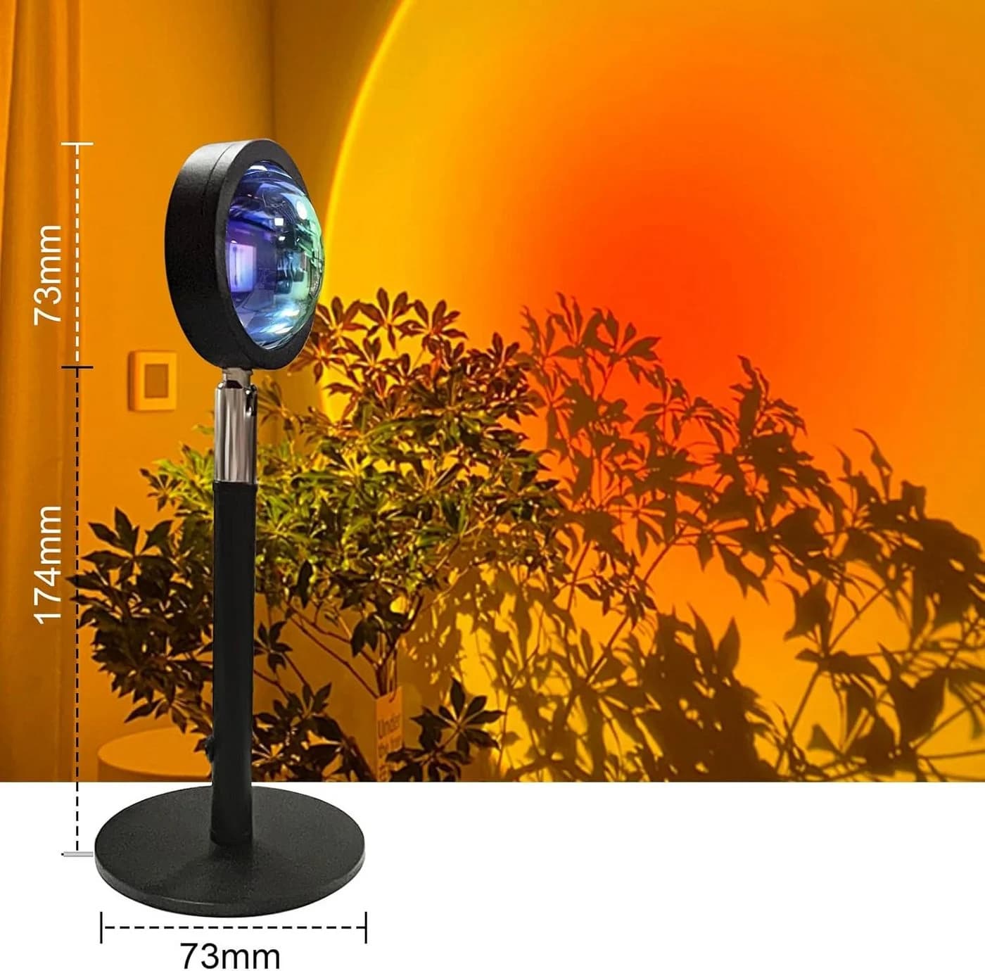 FELIXLEO LED-Sternenhimmel Sunset Lampe 4 Farben USB Projektor - Bild 5