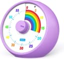 FELIXLEO Visueller Timer 60 Min Countdown Lila für Kinder Bild 2