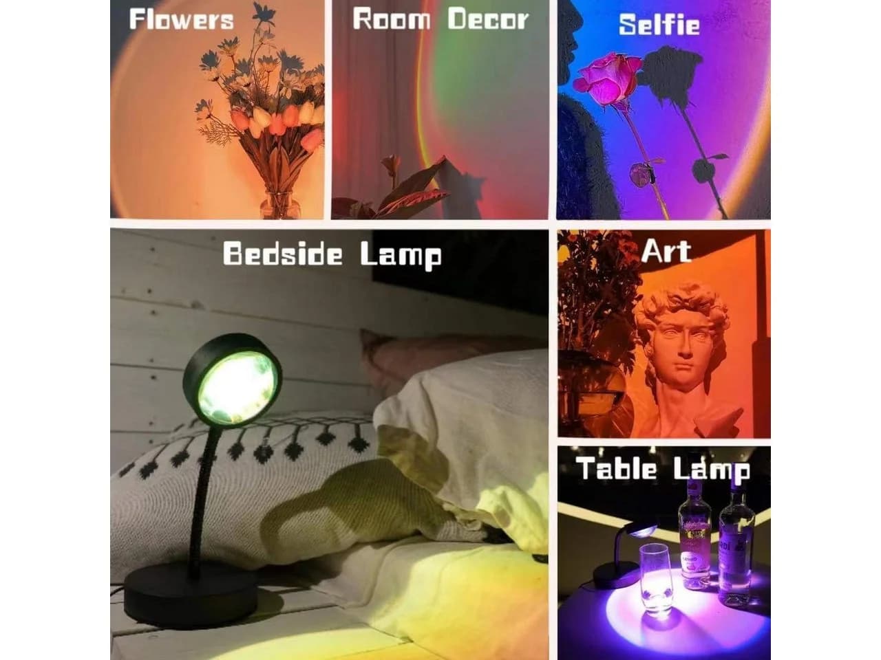 FELIXLEO LED-Sternenhimmel Sunset Lampe mit App-Steuerung und 4 Modi - Bild 3