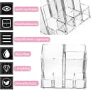 FELIXLEO Make-Up Organizer Acryl Transparent 3-Fach Bild 4