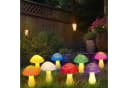 FELIXLEO LED Solarleuchte 8 Stk Pilz Cracked Style Garten Deko Bild 5