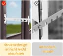 FELIXLEO Fensterstopper Weiß UV Feuchtigkeitsbeständig Kipp Regler Bild 5