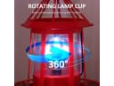 FELIXLEO LED Solarleuchte Leuchtturm Outdoor 360° drehbar wetterfest Bild 4