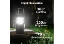 FELIXLEO Tragbare LED-Campinglamte mit Solar & Powerbank Bild 1