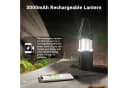 FELIXLEO Tragbare LED-Campinglamte mit Solar & Powerbank Bild 5