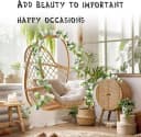 FELIXLEO Kunstblumenstrauß Gänseblümchen Girlande Weiß Wetterfest Bild 5