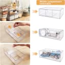 FELIXLEO Make-Up Organizer 3er Set Acryl Stapelbar Transparent Bild 4