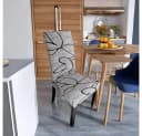 FELIXLEO Stuhlhusse Blau Stretch mit Gummisaum Bild 3
