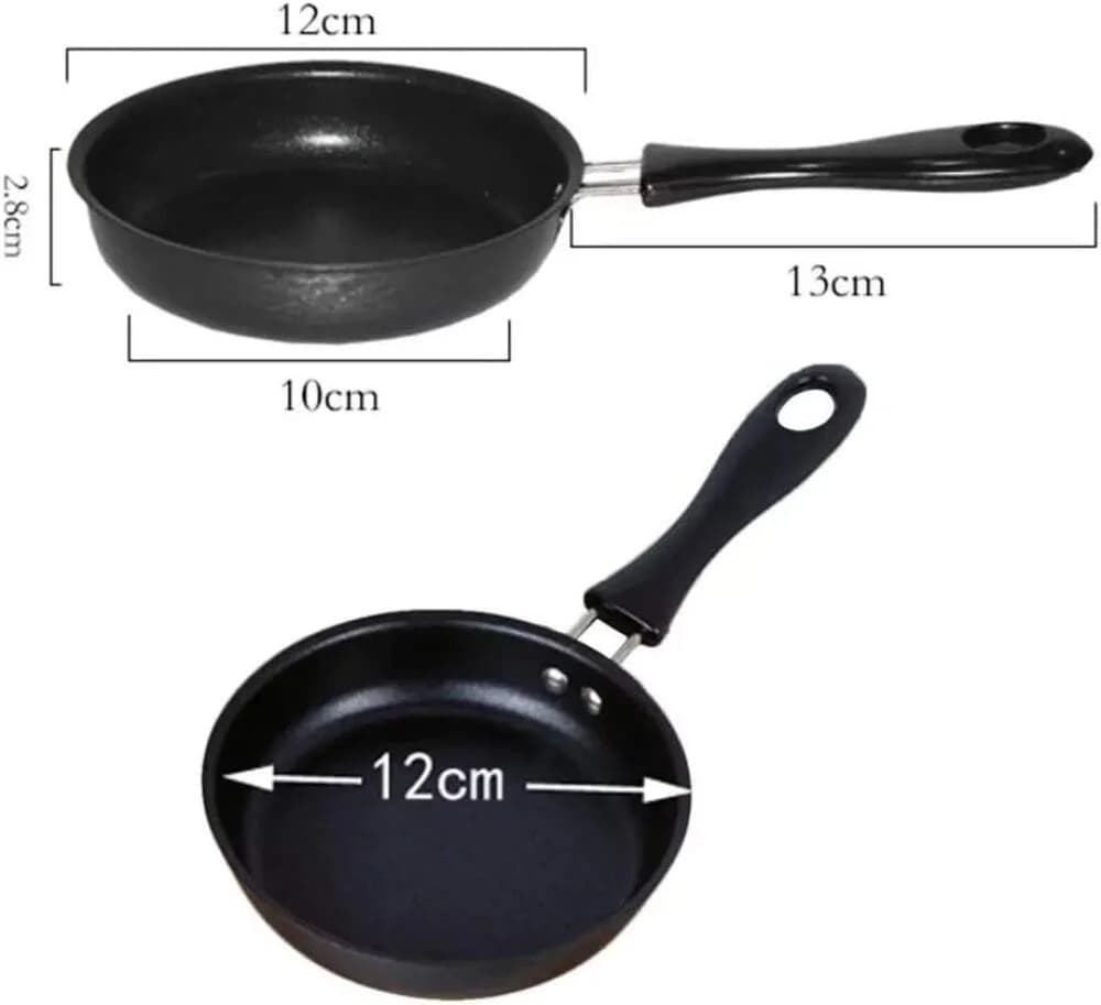 FELIXLEO Mini Eierpfanne 12cm Antihaft Gusseisen - Bild 5