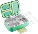 FELIXLEO Lunchbox Brotdose Edelstahl 1050ml Auslaufsicher 3 Fächer Silber Bild 2