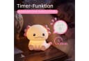 FELIXLEO LED Nachtlicht Axolotl Silikon Dimmbar Touch Aufladbar Bild 3