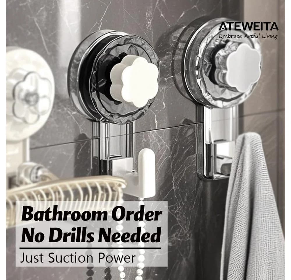 FELIXLEO Saugnapf Haken extra stark ohne Bohren