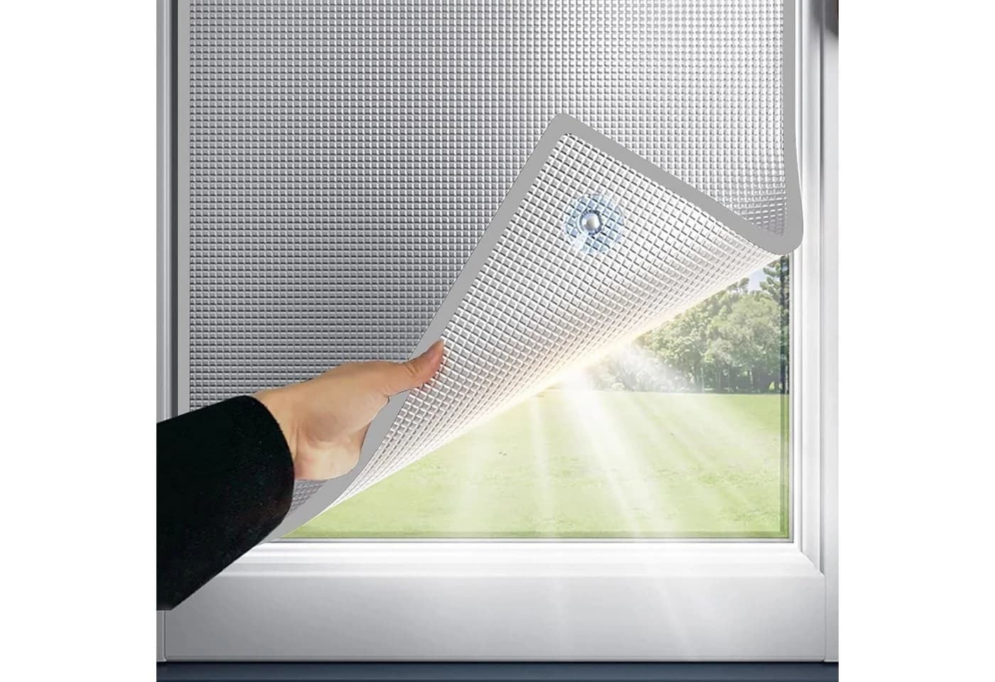 FELIXLEO Aluminium Fensterfolie Sonnenschutz Wärmeschutz - Bild 2