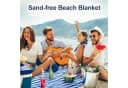 FELIXLEO Picknickdecke XXL 300x300cm wasserdicht sandfrei blau Bild 3