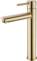 FELIXLEO Waschtischarmatur Gebürstetes Gold Messing Bild 2