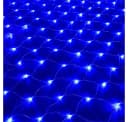 FELIXLEO LED-Lichternetz Blau 2x2m 8 Modi Garten Bild 2