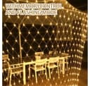 FELIXLEO LED-Lichternetz Blau 2x2m 8 Modi Garten Bild 3