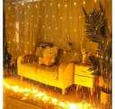 FELIXLEO LED-Lichternetz Blau 2x2m 8 Modi Garten Bild 5