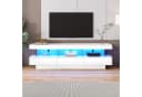 Odikalo TV-Schrank Schwarz Hochglanz mit App-Steuerung & Bluetooth Bild 3