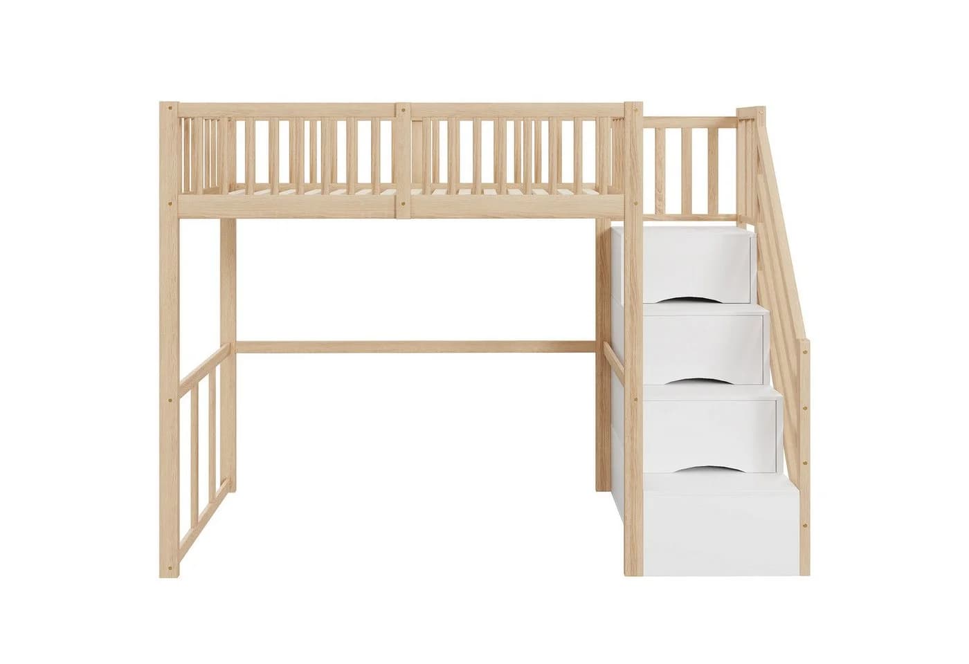 Odikalo Hochbett mit Stauraum und Sicherheitsleiter - Bild 4