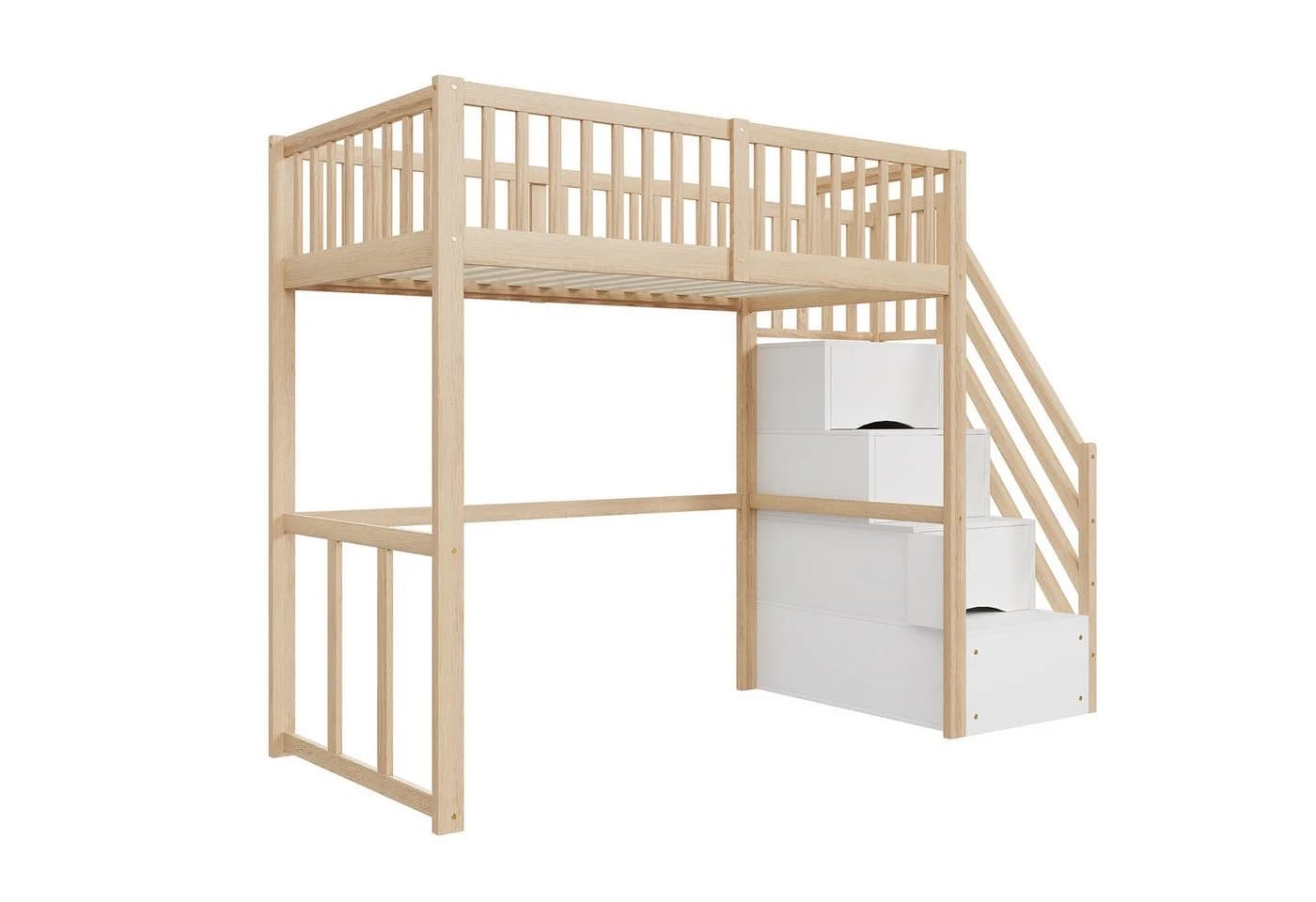 Odikalo Hochbett mit Stauraum und Sicherheitsleiter - Bild 5