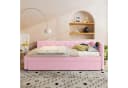 Odikalo Ausziehbett Daybett mit USB & Lampe Weiß/Rosa Bild 3