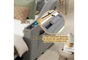 Odikalo Schlafsofa mit USB und Lattenrost Grau/Beige Bild 5