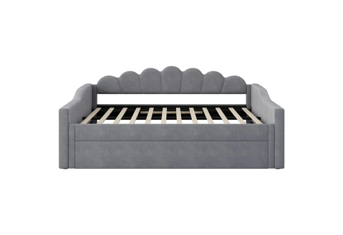 Odikalo Schlafsofa Schlafcouch 140x200 Ausziehbett Grau - Bild 5
