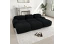 Odikalo 3-Sitzer Polstersofa Schlafsofa Chaiselongue Premium-Cordstoff Bild 1