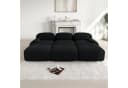 Odikalo 3-Sitzer Polstersofa Schlafsofa Chaiselongue Premium-Cordstoff Bild 3