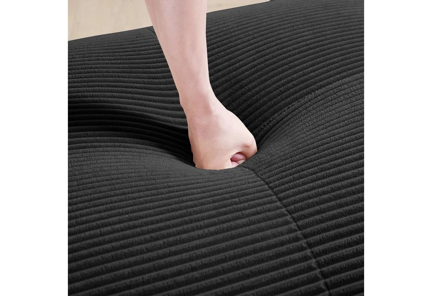Odikalo 3-Sitzer Polstersofa Schlafsofa Chaiselongue Premium-Cordstoff - Bild 4